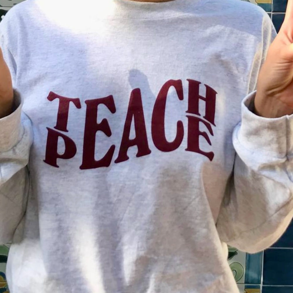 JJJJound Teach Peace L/S Tee
